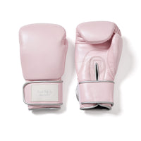 Premium Pink Leather Boxing Gloves